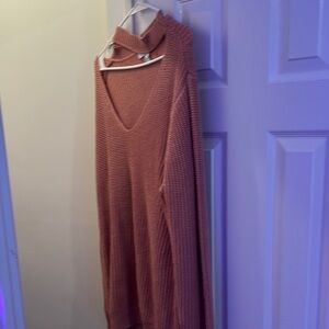 Forever 21 Pink Knit Blouse